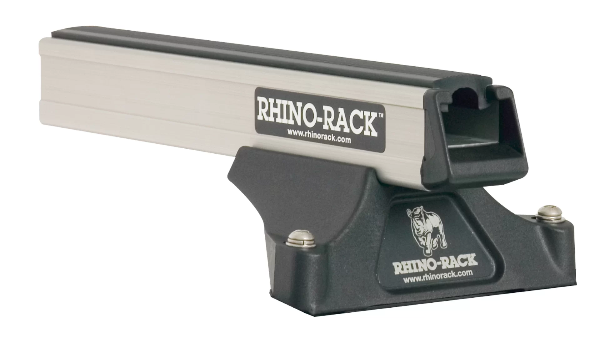 Rhino Rack JA5419 Heavy Duty RLTP Silver 3 Bar Roof Rack for Ford Transit Custom 4dr SWB Low Roof with Factory Mounting Point (2024 onwards) - Factory Point Mount