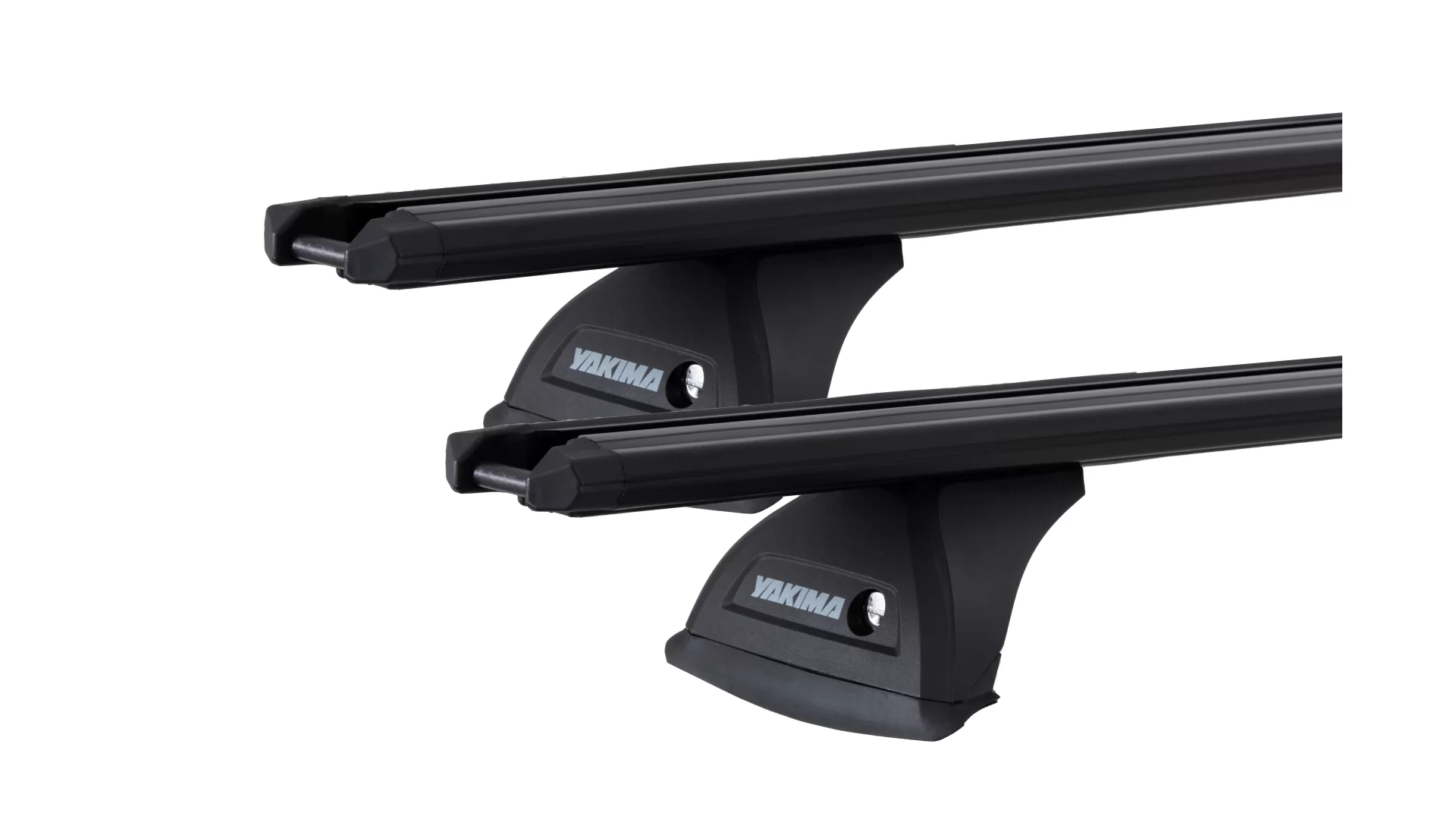 Yakima LNL TrimHD Black 2 Bar Roof Rack for Audi A4 Allroad 5dr Wagon with Raised Roof Rail (2019 onwards) - Raised Rail Mount