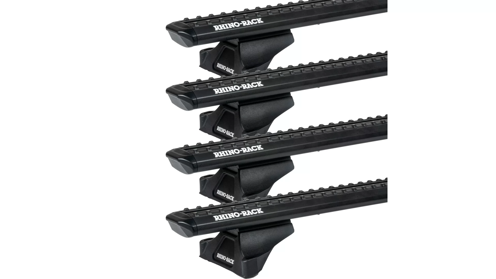 Rhino Rack JC-05320 Sportz RLTP Black 4 Bar Roof Rack for Ford Transit Connect 4dr Connect High Roof with Factory Mounting Point (2013 onwards) - Factory Point Mount