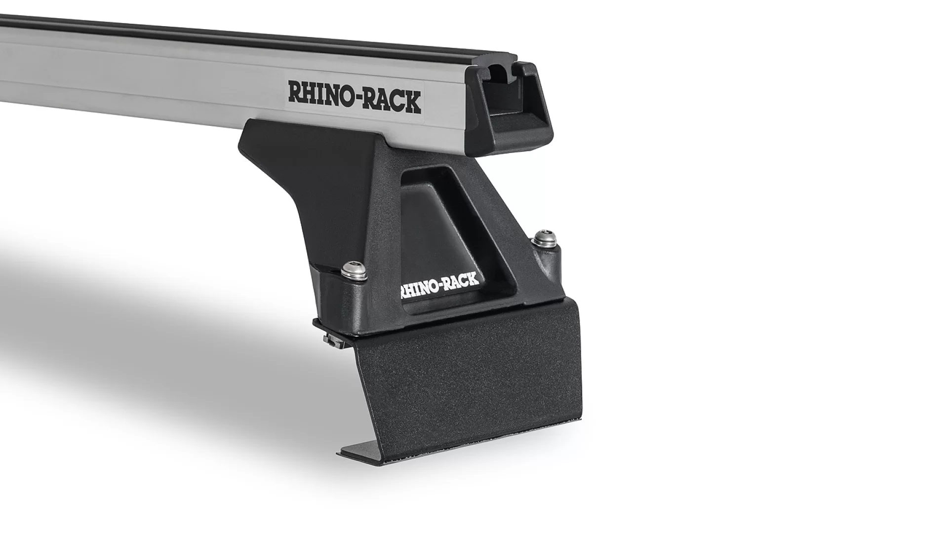 Rhino Rack JA1029 - Heavy Duty RLTF Silver 2 Bar Roof Rack for ISUZU N-Series 2dr 2dr Truck from 1986