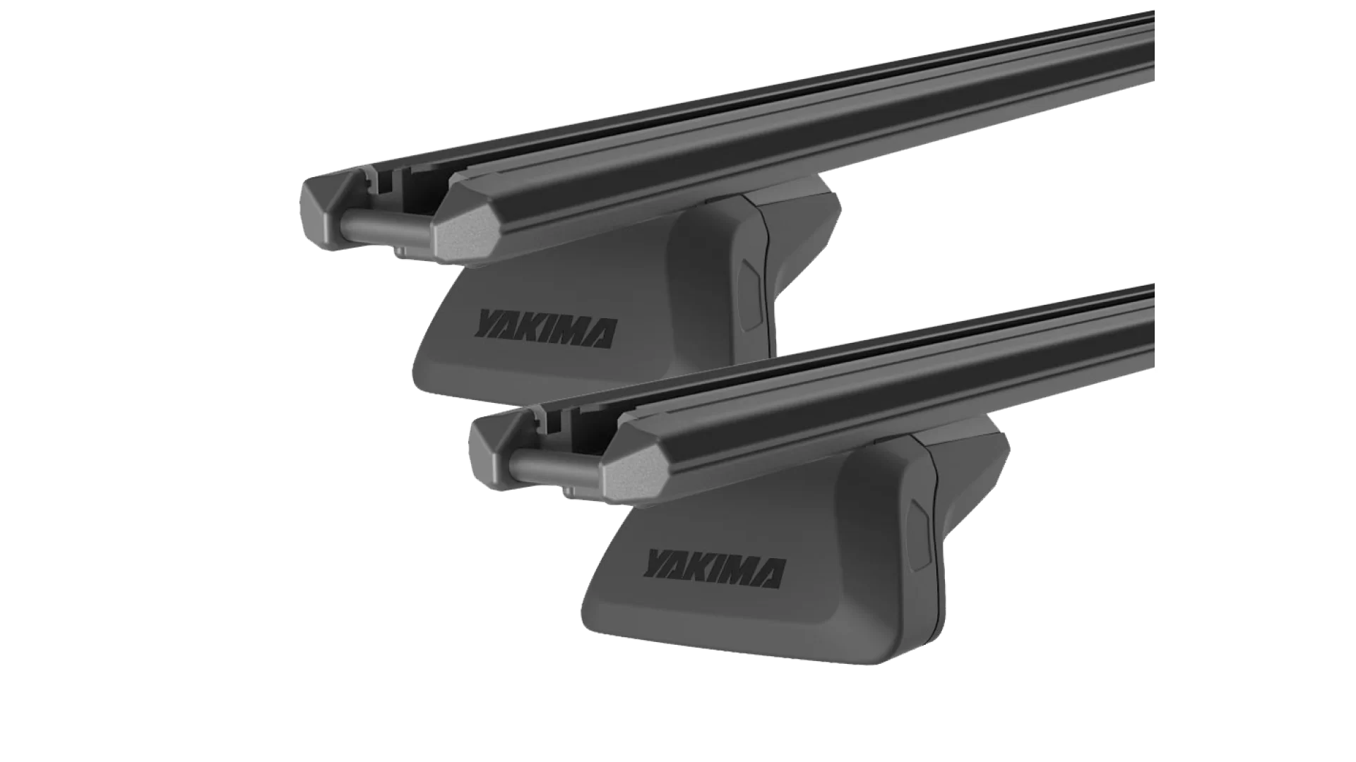 Yakima TrimHD SightLine Black 2 Bar Roof Rack for MG HS 5dr SUV with Flush Roof Rail (2024 onwards) - Flush Rail Mount