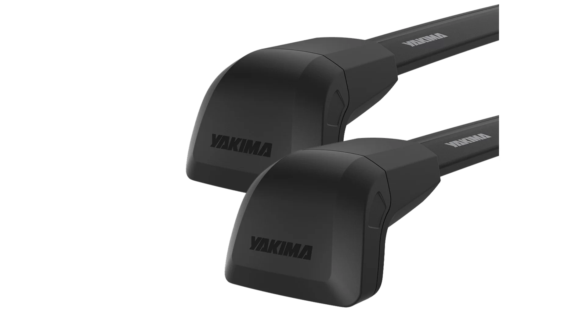 Yakima JetStream FX SightLine Black 2 Bar Roof Rack for MG HS 5dr SUV with Flush Roof Rail (2018 onwards) - Flush Rail Mount