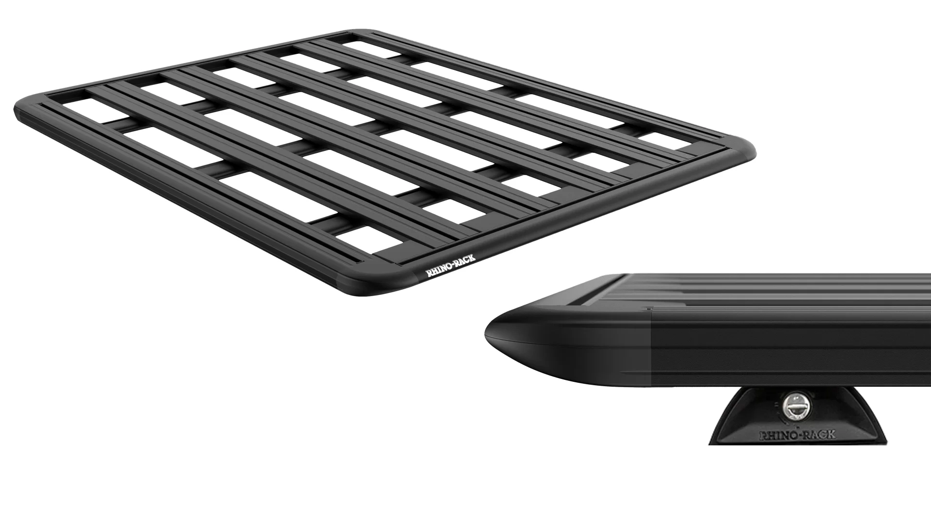 Rhino Rack JC-03797 Pioneer 6 Platform (900mm x 1430mm) with RCH Legs suits Toyota Hilux N80 (Rogue) 4dr Ute with Bare Roof (2021 onwards) - Tub Track Mount