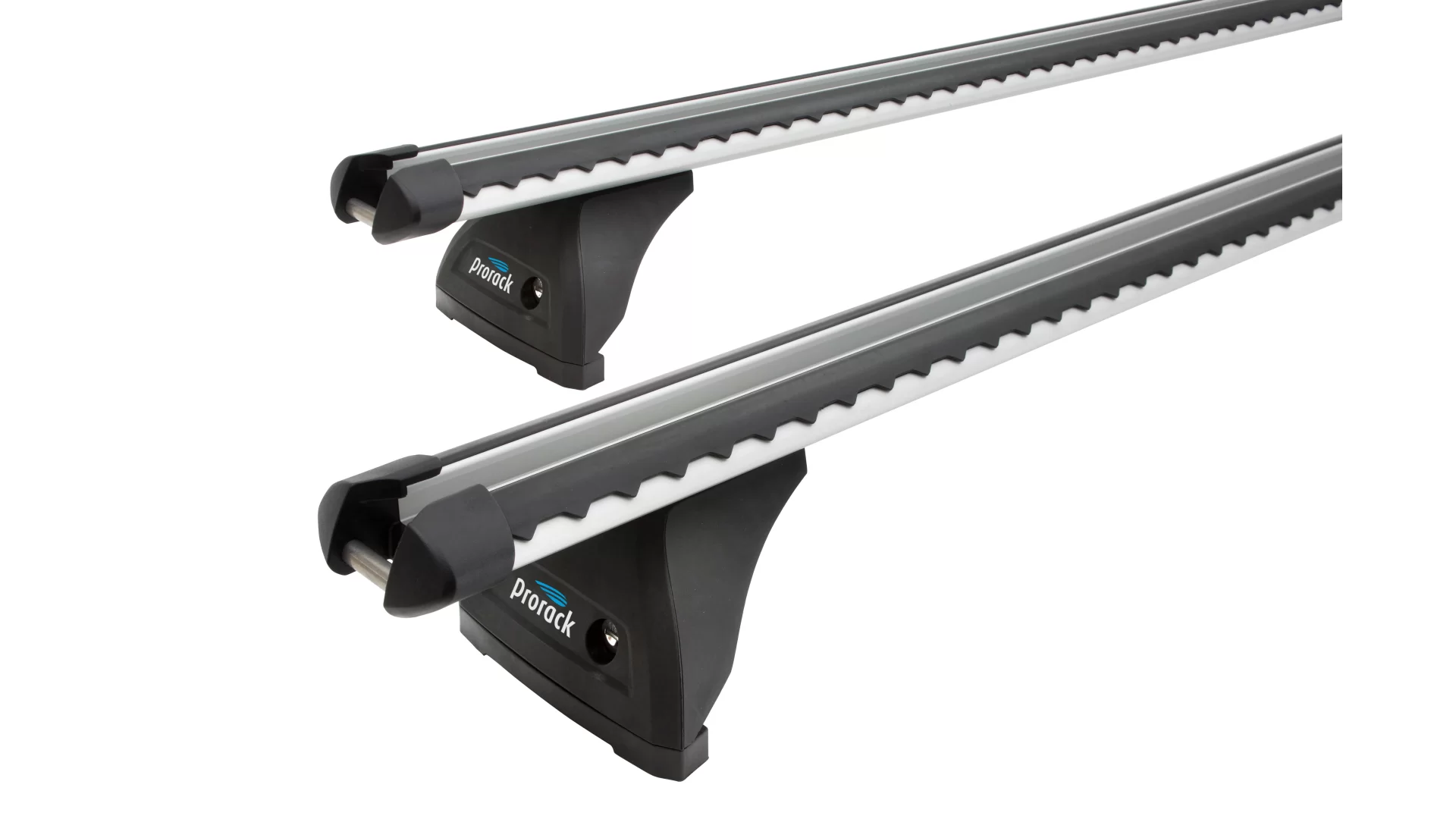 Prorack HD Through Bar Silver 2 Bar Roof Rack for HONDA Jazz 5dr Hatch with Bare Roof (2014 to 2020)