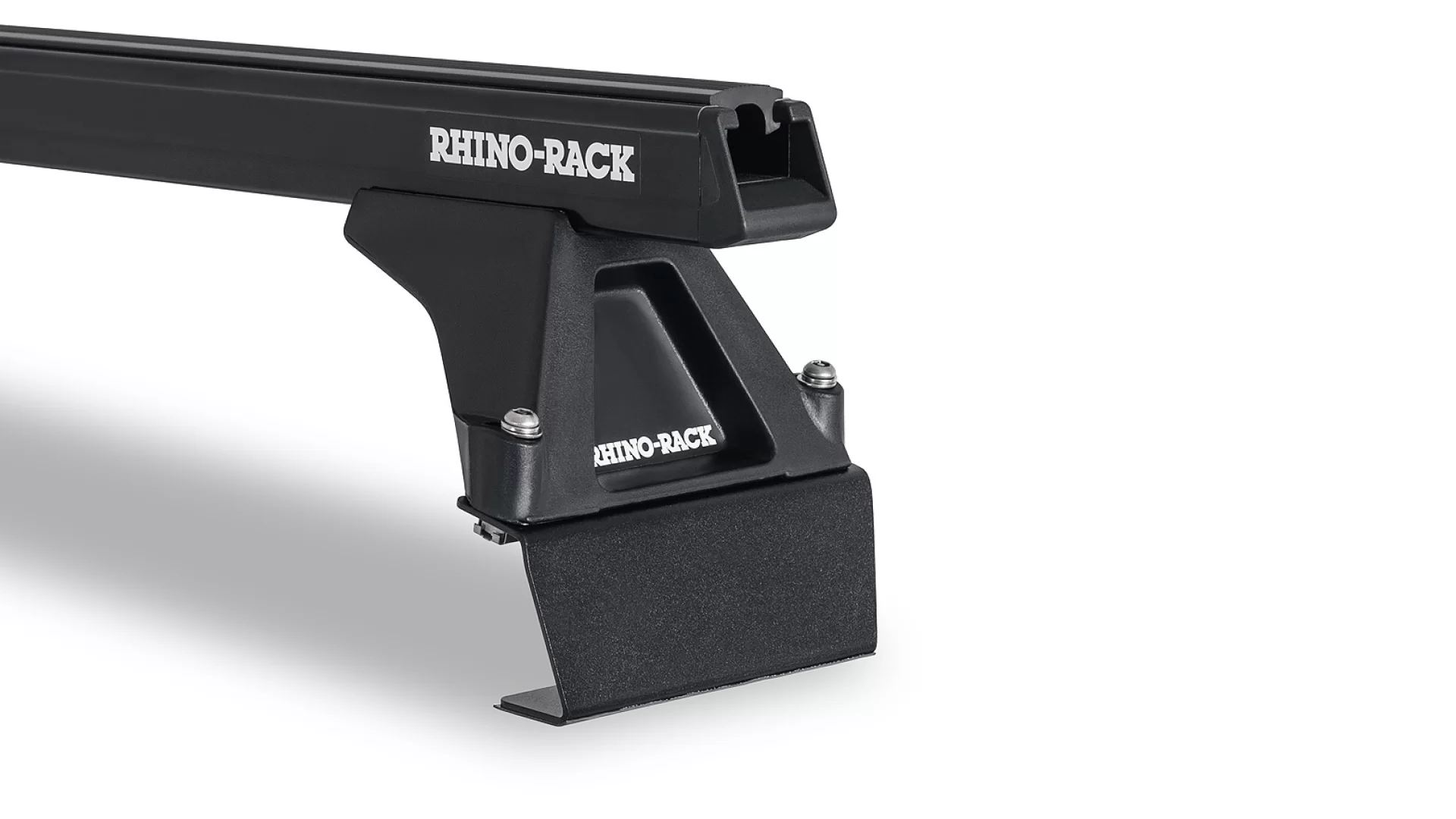 Rhino Rack JA1021 - Heavy Duty RLTF Black 2 Bar Roof Rack for ISUZU F-Series 2dr 4dr Truck from 1986