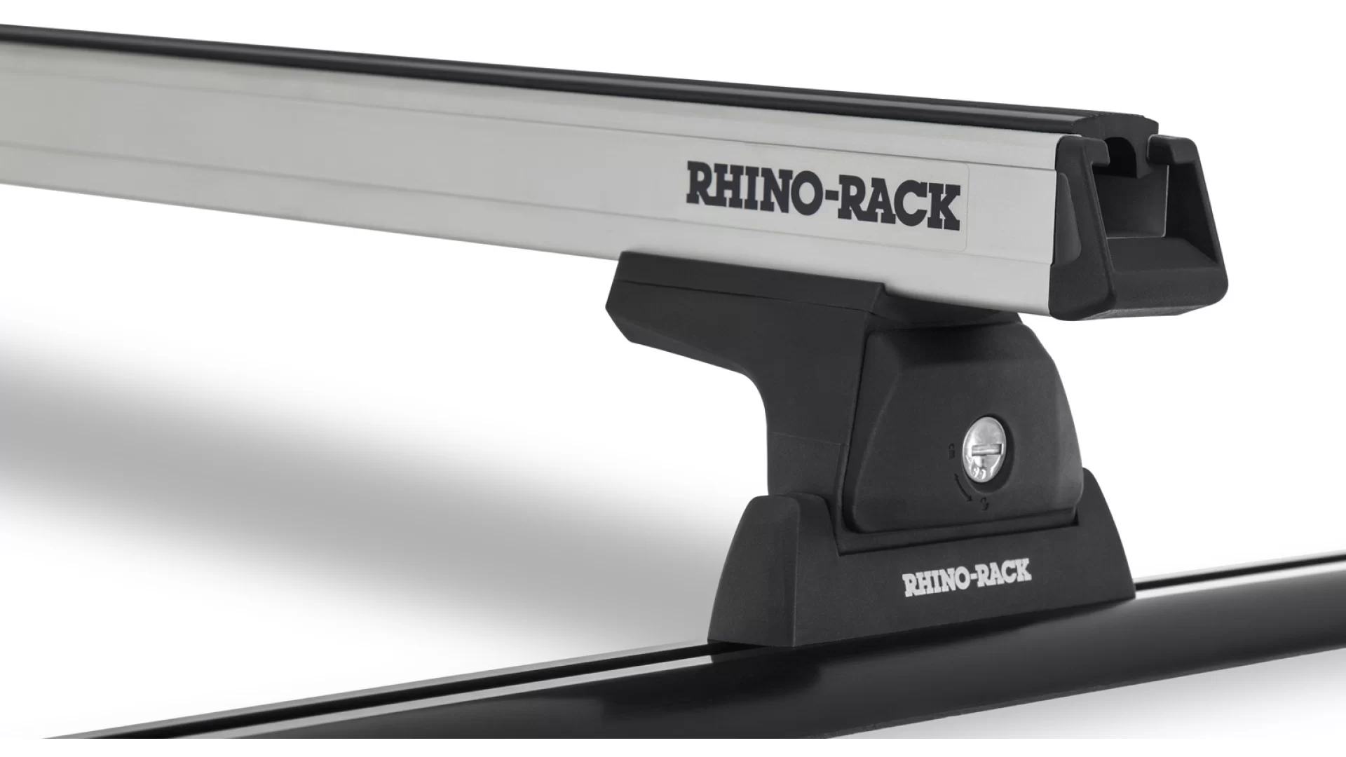 Rhino Rack JB0274 - Heavy Duty RLT600 Trackmount Silver 1 Bar Roof Rack for HOLDEN Colorado 2dr Space Cab Ute from 2012