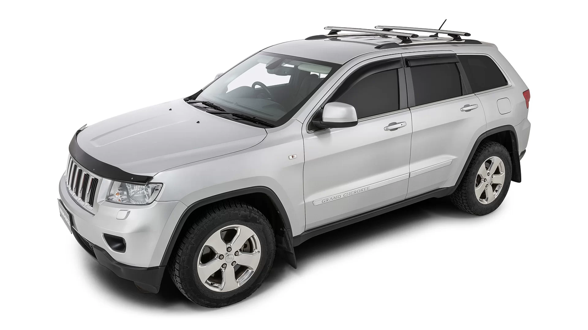 Rhino Rack JA9565 - Vortex RCL Silver 2 Bar Roof Rack for JEEP Grand Cherokee 5dr SUV from 2011