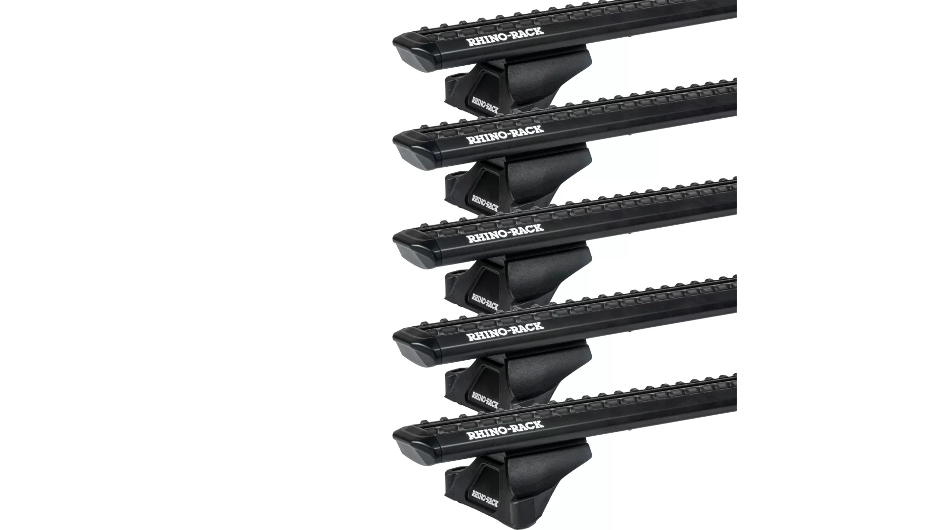 Rhino Rack JC-05083 Sportz RLTP Black 5 Bar Roof Rack for Renault Master X62 4dr LWB High Roof with Factory Mounting Point (2011 onwards) - Factory Point Mount