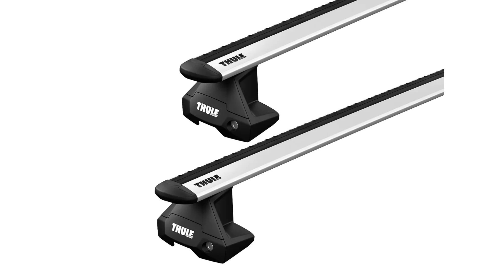 Thule 7105 WingBar Evo Silver 2 Bar Roof Rack for MG 3 5dr Hatch with Bare Roof (2024 onwards) - Clamp Mount