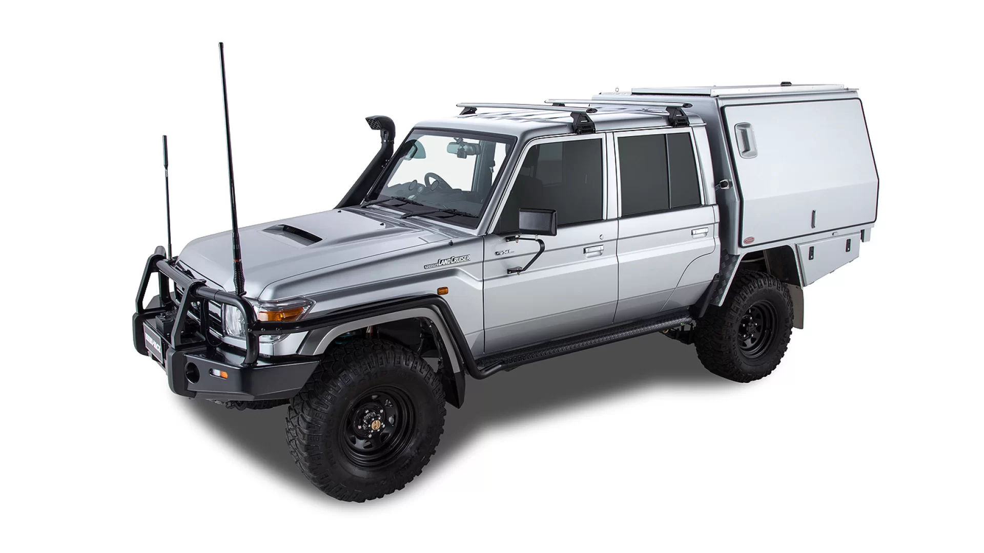 Toyota LC VDJ79R | Vortex RL110 Silver 2 Bar | Rhino-Rack