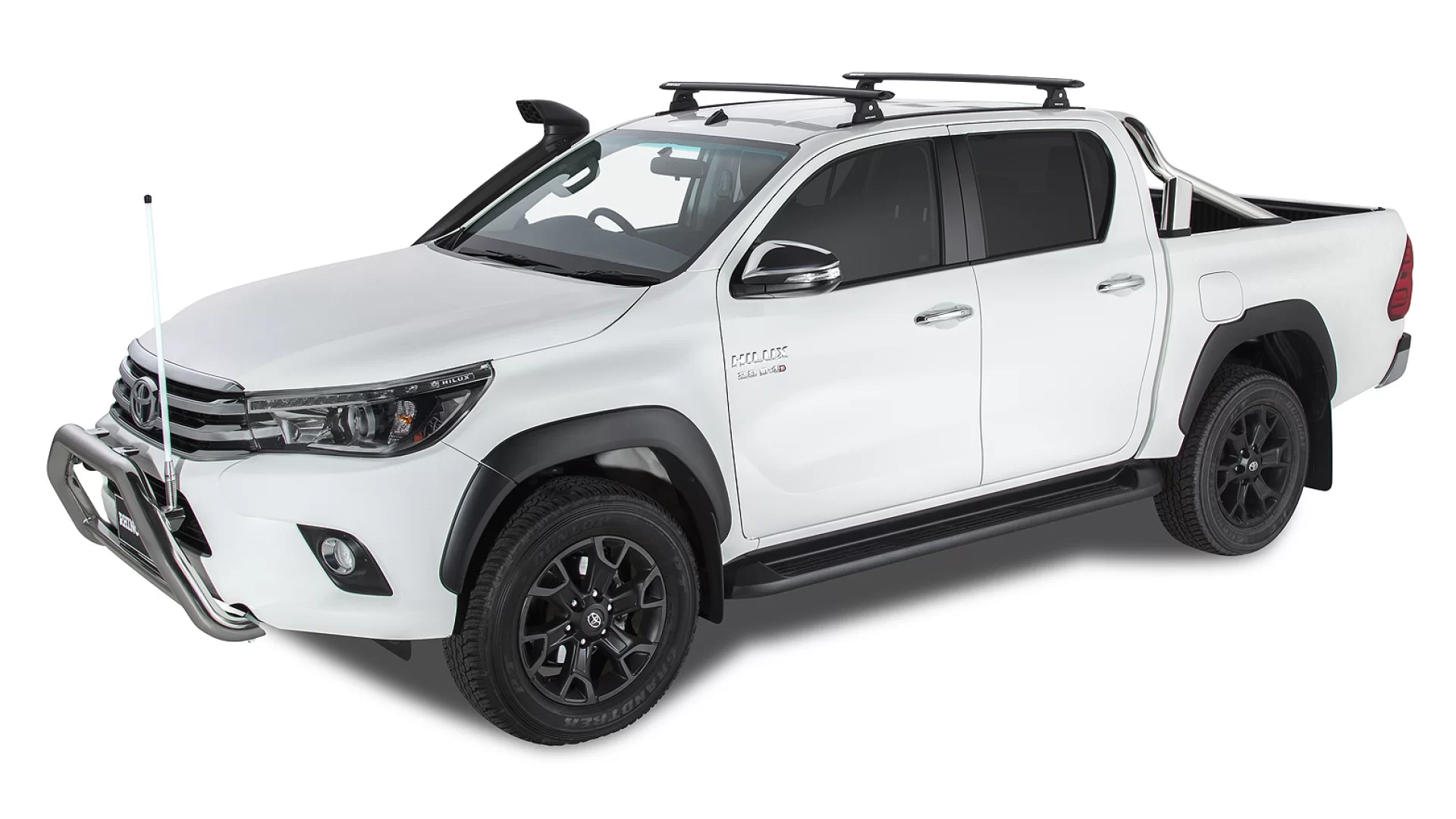 Vortex RLT600 Black 2 Bar Roof Rack | Rhino-Rack