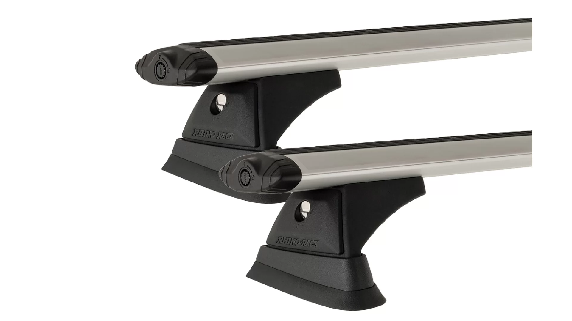 Rhino Rack JA9527 Vortex RCH Silver 2 Bar Roof Rack for FORD Territory 5dr SUV with Flush Roof Rail (2004 onwards)