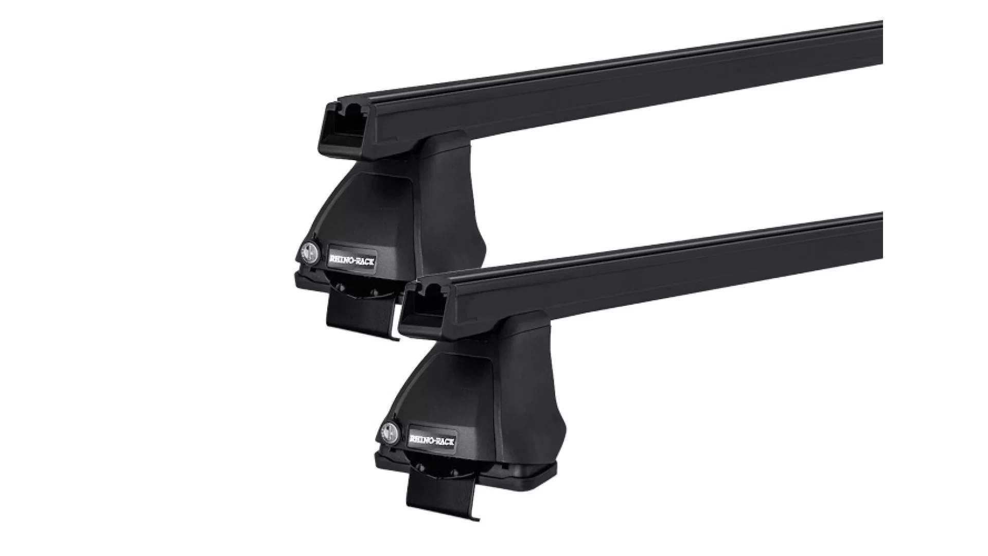 Rhino Rack JA0193 Heavy Duty 2500 Black 2 Bar Roof Rack for AUDI Q7/SQ7 5dr SUV with Bare Roof (2006 to 2015)