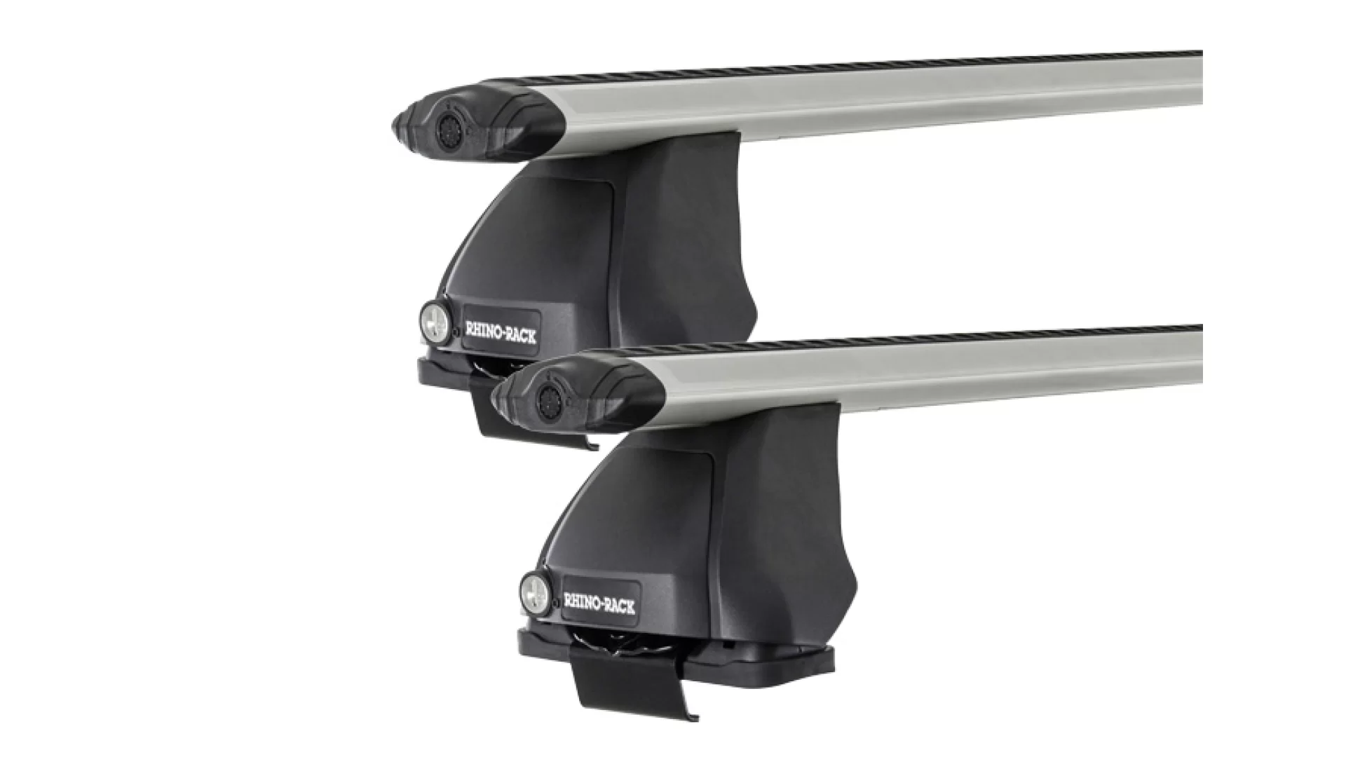 Rhino Rack JA2030 Vortex 2500 Silver 2 Bar Roof Rack for ALFA ROMEO 147 5dr Hatch with Bare Roof (2001 to 2011)