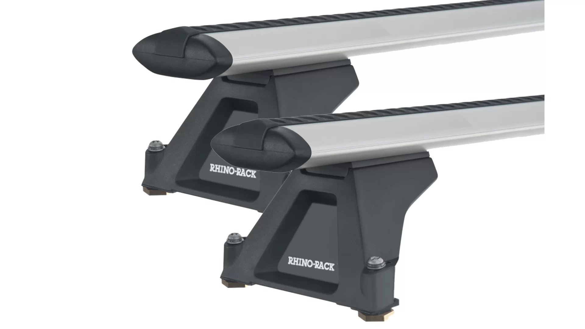 Rhino Rack JA2444 Vortex RLTF Silver 2 Bar Roof Rack for FORD Escape 5dr SUV with Factory Fitted Track (2001 to 2012)