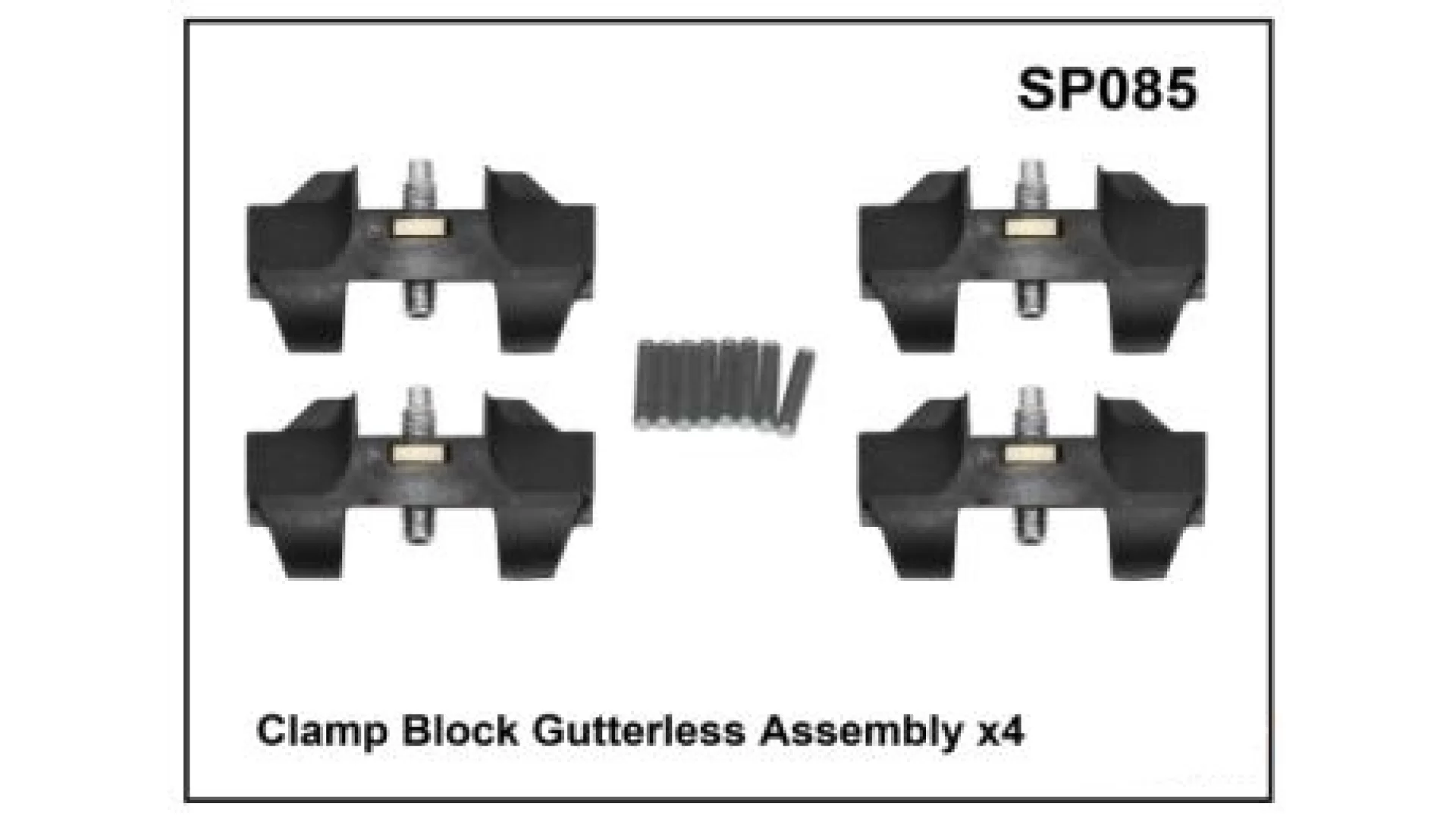 SP085 Roof racks galore yakima prorack pro rack whispbar spare parts clamp block gutterless assembly mounts