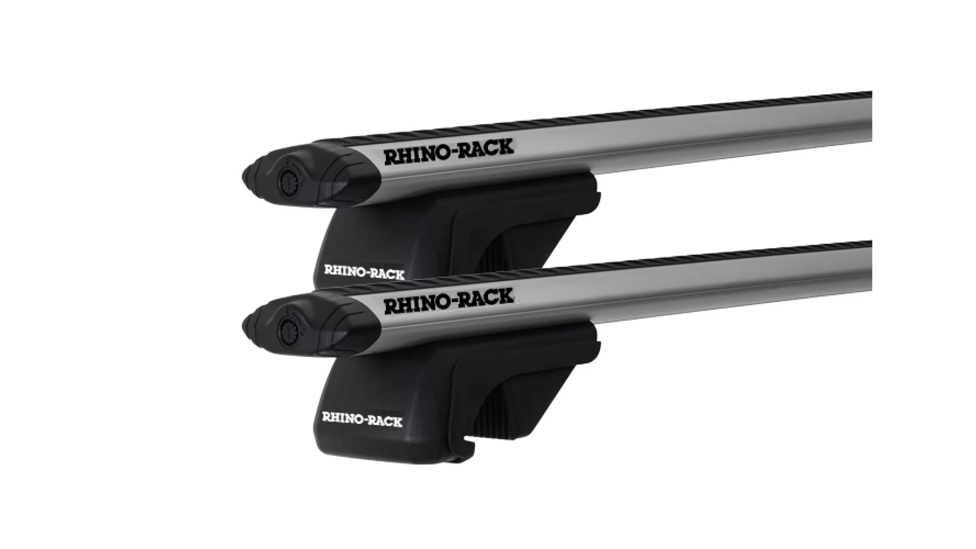 Rhino Rack JA9140 Vortex SX Silver 2 Bar Roof Rack for ALFA ROMEO 156 5dr Wagon with Raised Roof Rail (2000 to 2006)