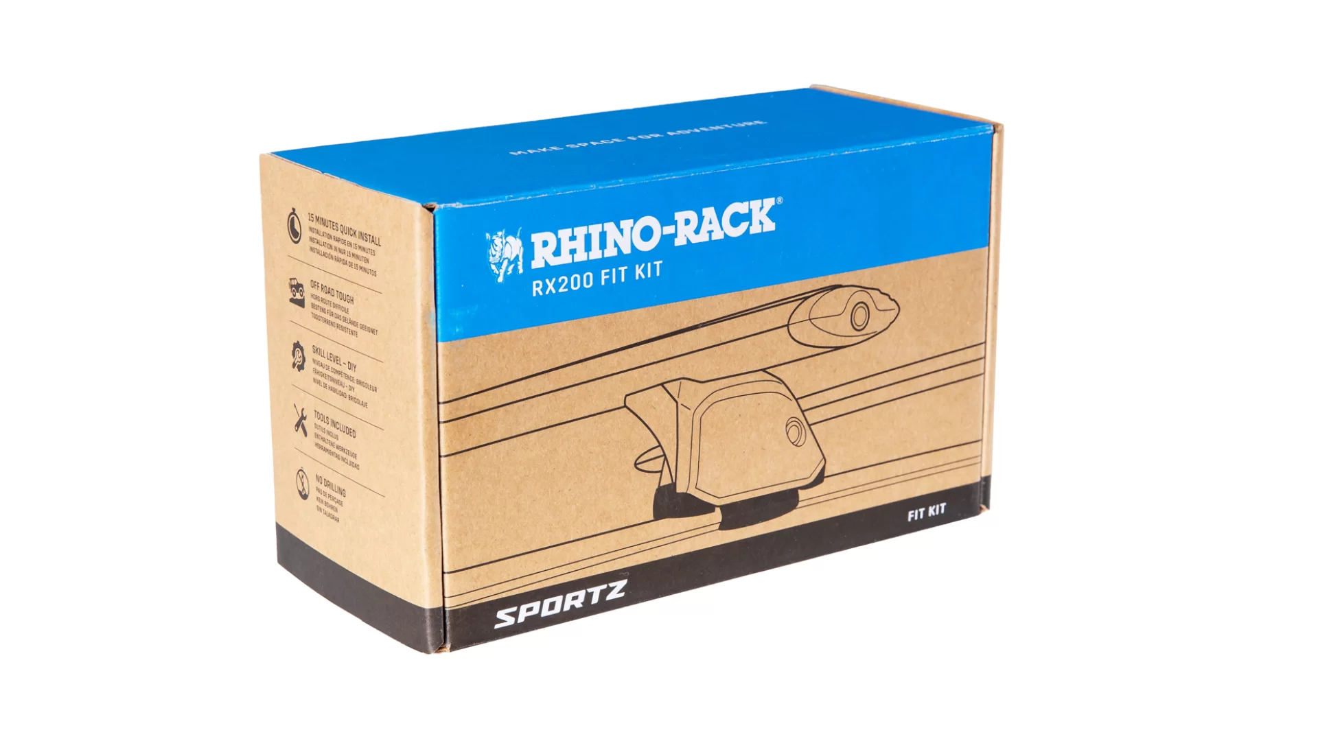 Rhino Rack RXFK Fit kit- Hyundai Tucson NX4 Flush Rail (RX2FK006 - RXFK006) - View 1