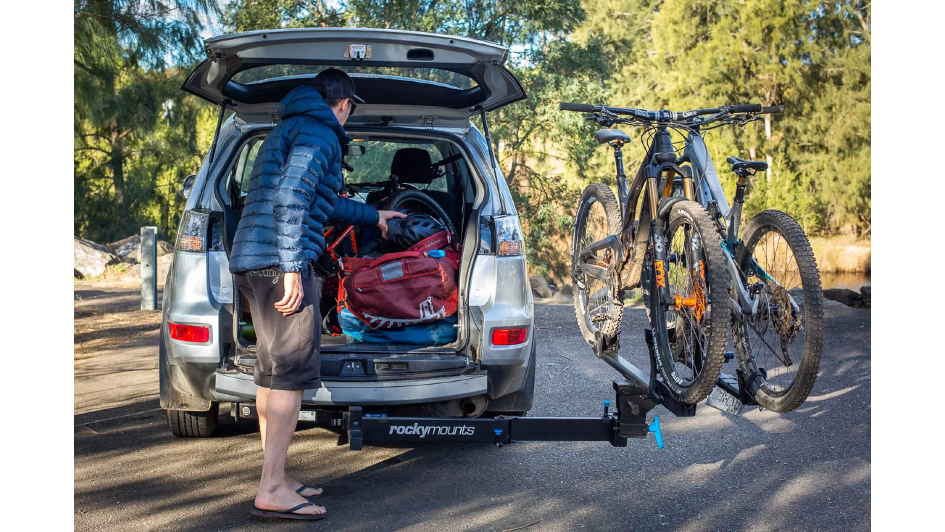 RockyMounts Backstage 2 Bike Hitch Mounted Carrier - 10002 - View 4