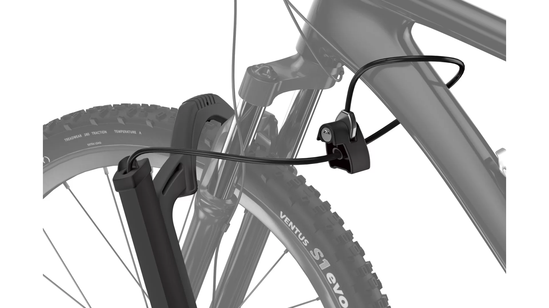 Thule T2 Pro XTR - 50mm Receiver BLACK 2 Bike Carrier - 9034XTR - View 7