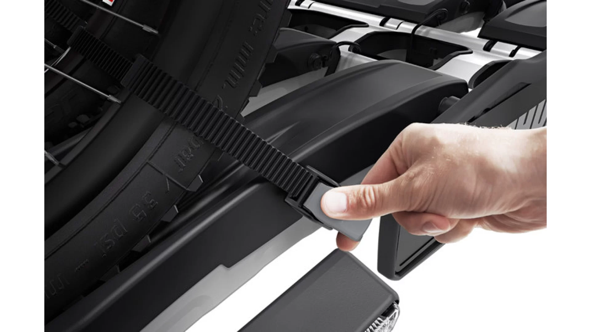 Thule EasyFold XT 2 Bike Tow Ball Mounted Carrier - 933AU - View 3