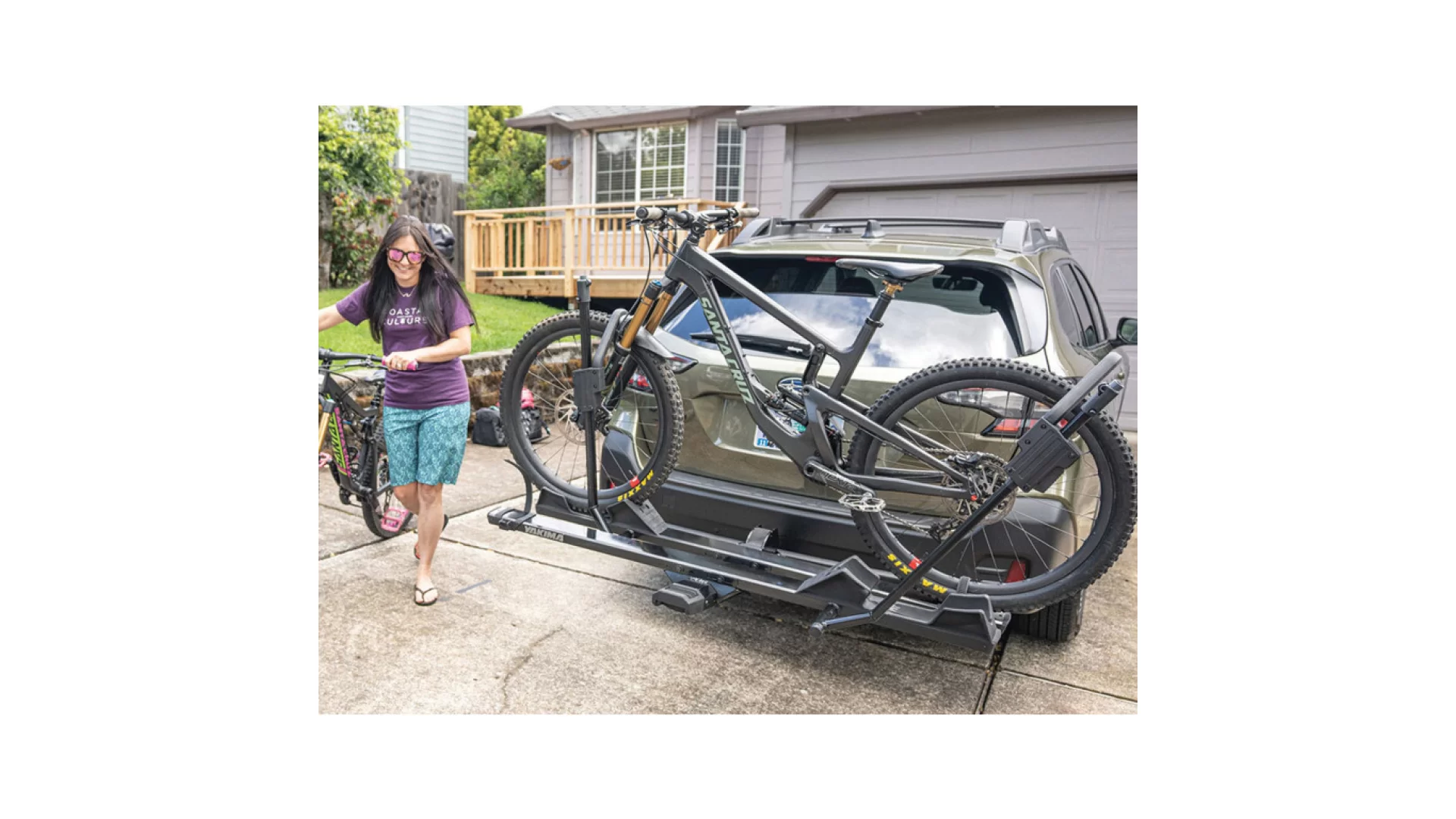 Yakima StageTwo Anthracite Black 2 Bike Hitch Mounted Carrier - 8002725 - View 2