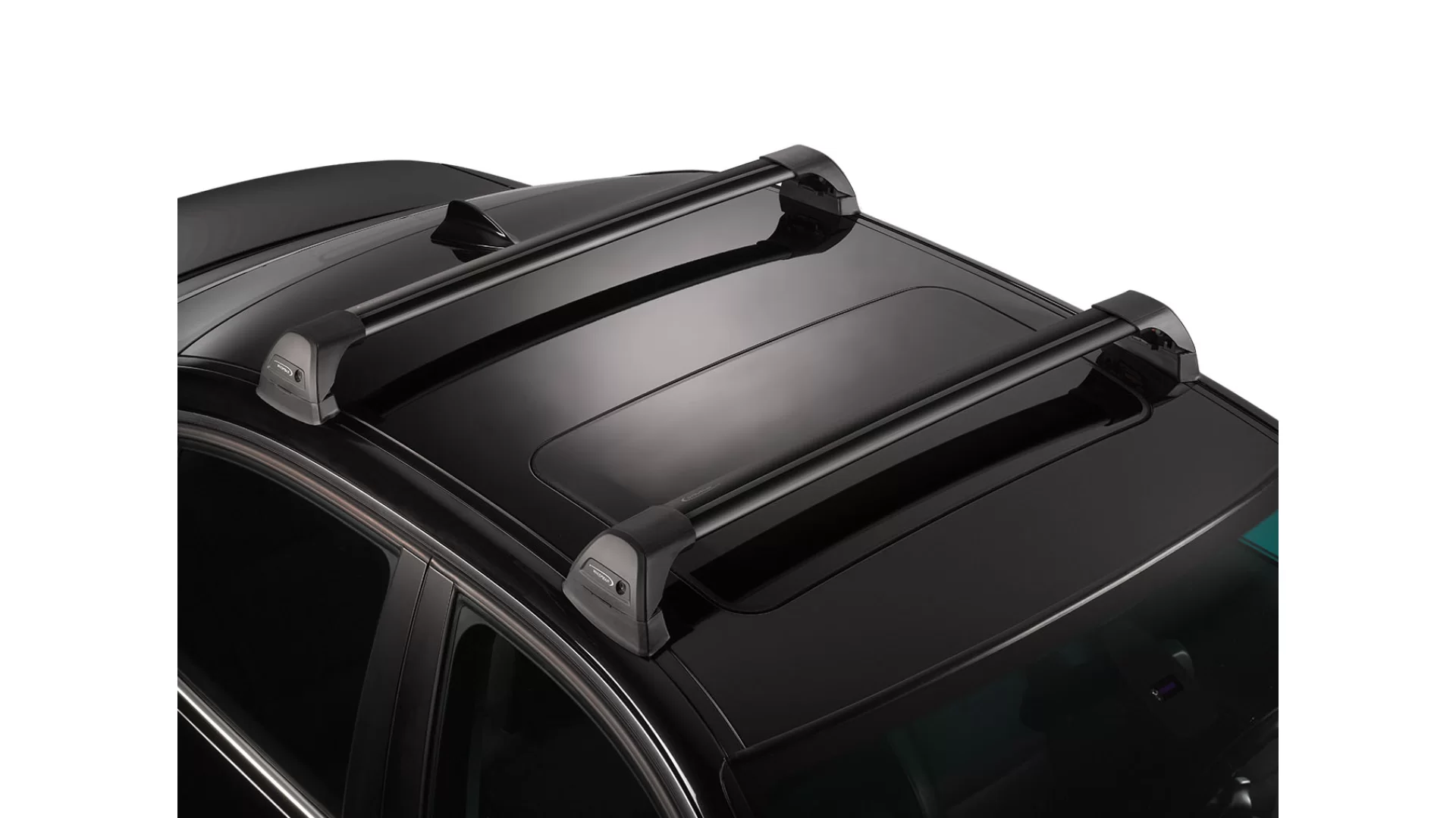 Yakima Flush Bar Black Roof Rack Pair S25YB - 8050234 - View 1