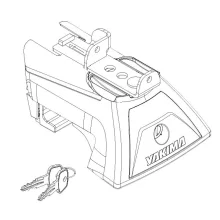 Yakima LNL Flush Rail Crossbar Fit Isuzu MU-X 21+ 9812120