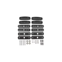 Rhino Rack RCP Roof Rack Generic Track Swivel Base Kit (x4) RCP68-BK