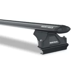 Rhino Rack JA2757 Vortex RLTP Black 2 Bar Roof Rack for Mercedes Benz Vito W639 4dr SWB/LWB Low Roof with Factory Mounting Point (2003 to 2014) - Factory Point Mount
