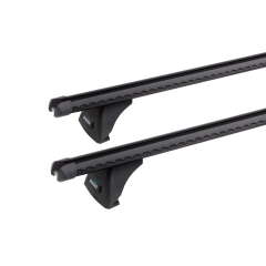 Prorack Heavy Duty Black 2 Bar Roof Rack for MG HS 5dr SUV with Flush Roof Rail (2018 onwards) - Flush Rail Mount