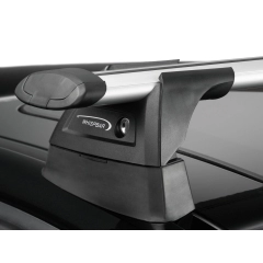 Yakima Aero ThruBar Silver 1 Bar Roof Rack for FOTON Tunland Single Cab 2dr Ute with Bare Roof (2012 onwards)