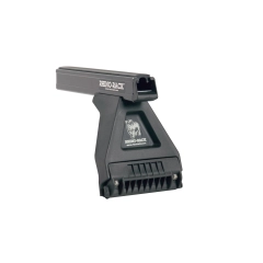 Rhino Rack JA0633 Heavy Duty RL150 Black 2 Bar Roof Rack suits Toyota Tarago R20-R30 5dr Van with Bare Roof (1983 to 1990) - Gutter Mount