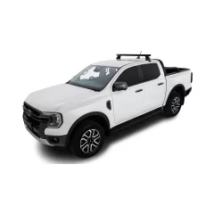 Rhino Rack JC-01546 - Heavy Duty 2500 Black 1 Bar Rear Roof Rack for FORD Ranger 4dr 4dr Ute from 2022