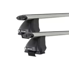 Rhino Rack JA4056 Vortex 2500 Silver 2 Bar Roof Rack for Lexus IS 4dr Sedan with Bare Roof (2013 to 2020) - Clamp Mount