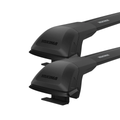 Yakima JetStream FX TimberLine Black 2 Bar Roof Rack for Audi A4 Allroad 5dr Wagon with Raised Roof Rail (2019 onwards) - Raised Rail Mount