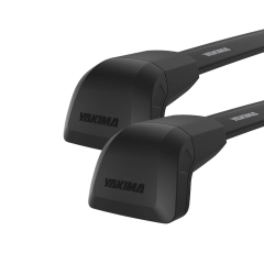 Yakima JetStream FX SightLine Black 2 Bar Roof Rack for MG HS 5dr SUV with Flush Roof Rail (2018 onwards) - Flush Rail Mount