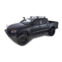 Ford Ranger PX (Double Cab) | Vortex 2500 Black 2 Bar Roof Rack | Rhino-Rack
