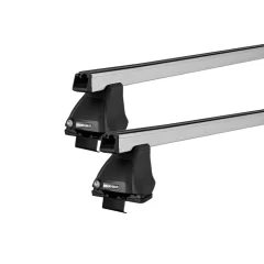 Rhino Rack JA8274 Heavy Duty 2500 Silver 2 Bar Roof Rack for BMW X4 5dr SUV with Bare Roof (2014 to 2018)