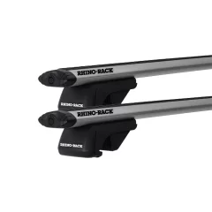 Rhino Rack JA9140 Vortex SX Silver 2 Bar Roof Rack for ALFA ROMEO 156 5dr Wagon with Raised Roof Rail (2000 to 2006)