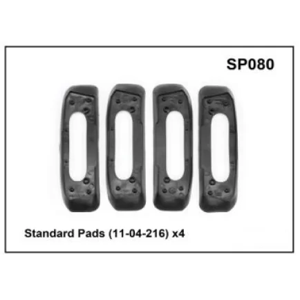 Whispbar/Prorack Standard Pads (11-04-216) x 4 SP080