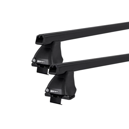 Rhino Rack JA0184 Heavy Duty 2500 Black 2 Bar Roof Rack
