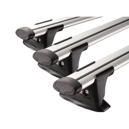Yakima Aero Thrubar Silver 3 Bar Roof Rack