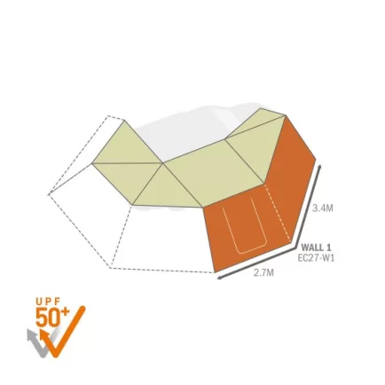 Darche Eclipse 270d Gen 2 Wall 1 Right - T050801743E
