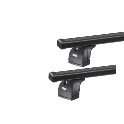 Thule 753 SquareBar Evo Black 2 Bar Roof Rack