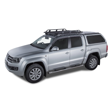 Rhino Rack JA8261 Pioneer Tradie (1528mm x 1236mm) for Volkswagen Amarok 4dr Ute with Bare Roof (2011 to 2023) - Factory Point Mount