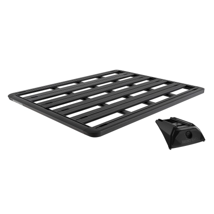 Rhino Rack JC-03163 Pioneer 5 Platform (1928mm x 1236mm) with RX300L Legs for Holden Trailblazer RG 5dr SUV with Flush Roof Rail (2016 to 2020) - Factory Point Mount