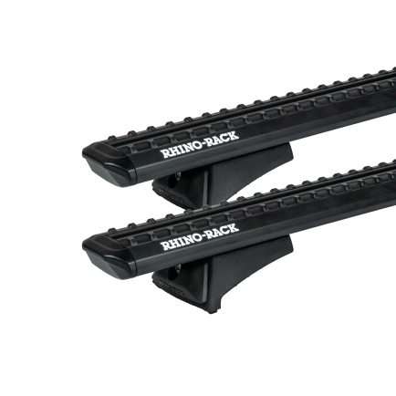 Rhino Rack JC-04516 Sportz RCL Black 2 Bar Roof Rack for Mazda Mazda 3 BM-BN 5dr Hatch with Bare Roof (2013 to 2019) - Factory Point Mount