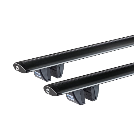 CRUZ Airo Dark R Roof Rack for SUZUKI Grand Vitara 3dr SUV with Raised Roof Rail (1998 to 2005)