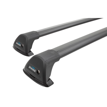 Prorack Aero Flush Black 2 Bar Roof Rack for MG HS 5dr SUV with Flush Roof Rail (2018 onwards) - Flush Rail Mount